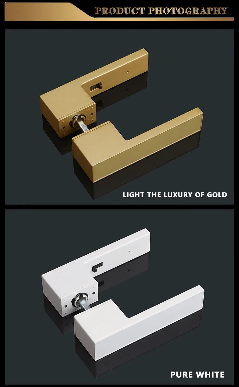 TOPKNORR Room Door Lock Indoor Magnetic Mute Ecological Door Lock Wooden Door Bedroom Toilet Household Door Lock Door Handle