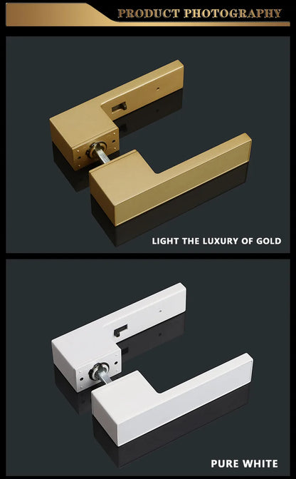 TOPKNORR Room Door Lock Indoor Magnetic Mute Ecological Door Lock Wooden Door Bedroom Toilet Household Door Lock Door Handle