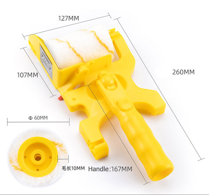 Multifunction Wall Paint Roller Set Professional Clean-cut  Edger Painting Rolling Brush for Wall Edge Painting Treatment Tool