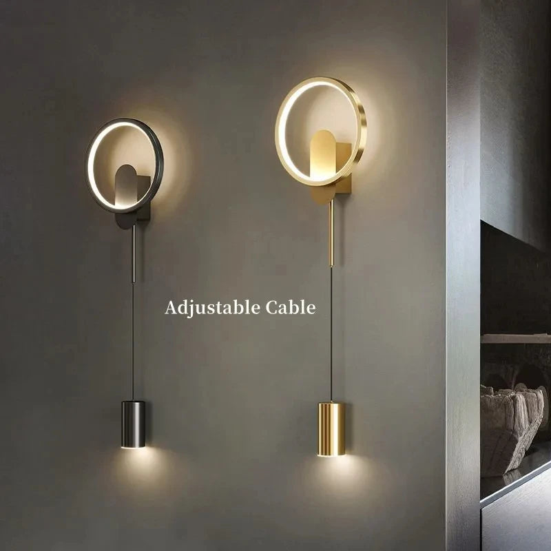 Modern LED Wall Lamp Minimalist Led Light Bedroom Bedside Wall Sconces Living Room Home Indoor Lighting Decorative Lamps