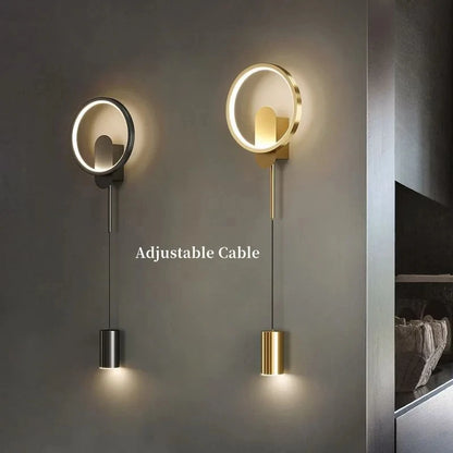 Modern LED Wall Lamp Minimalist Led Light Bedroom Bedside Wall Sconces Living Room Home Indoor Lighting Decorative Lamps
