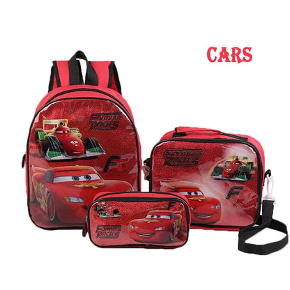 Disney New Frozen Children's School Bag Cartoon Primary School Bag Cute Kindergarten Children's School Bag Three-piece Set