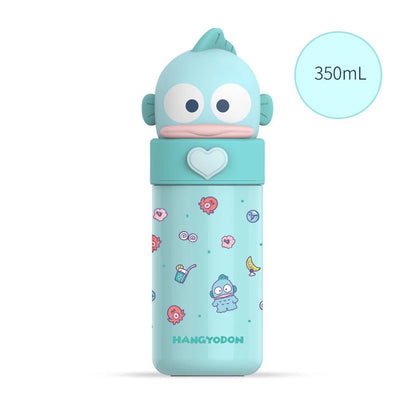 Sanrio Hello Kitty 350ml Stainless Steel Thermos Kawaii Kuromi Cinnamoroll Melody Kids Vacuum Flask Water Bottle Tumbler