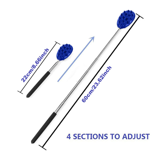 Extendable Back Cracker with 2 Scratch Surfaces Deep Back Scratcher for Men Women Back Massager for Back Body Birthday Gifts