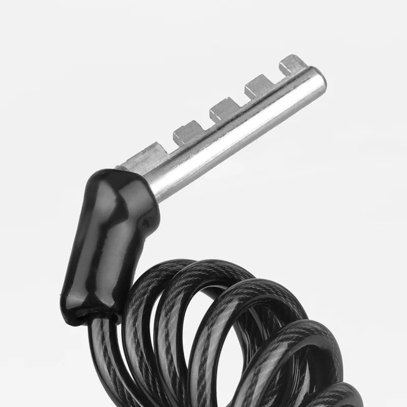 Bicycle Lock Helmet Lock Bicycle Safety Lock Password Rope Lock Steel Wire Lock Mountain Bike Backpack Lock Portable Steel