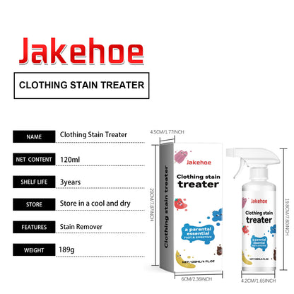 120ml Stain Remover Spray Effectively Clean Stubborn Stains Eliminate Odor Remove Yellowing & Whitening No Irritation No Residue