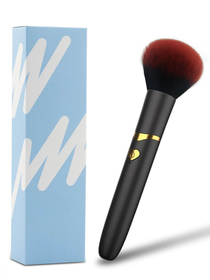 2 In 1 Portable Makeup Brush Rechargeable Electric Foundation Brush For Liquid Creams And Foundations
