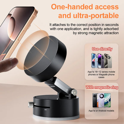 Car Magnetic Phone Holder Magnetic Suction Phone Mount Portable Phone Holder Magnetic Car Phone Mount for iPhone Androd