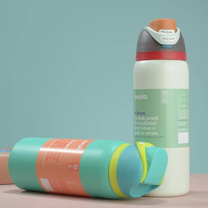 2024 New Owala Insulated Stainless Steel Water Bottle with Straw, BPA-Free Sports Water Bottle, Great for Travel, 24Oz/32 Oz,304