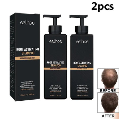 2PCS Anti Baldness Shampoo Thickening Shampoo Root Activator Shampoo Nourish Hair Regrowth Shampoo For Thinning Hair & Hair Loss
