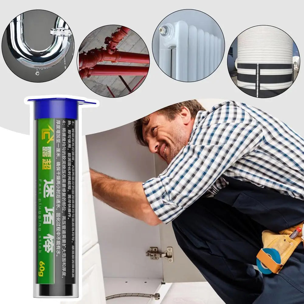 Metal Filler Putty Epoxy Putty Sticks Permanent Adhesive Quick Leak Repair Epoxy Putty Repair Mounting Sealant For CeramicCrack