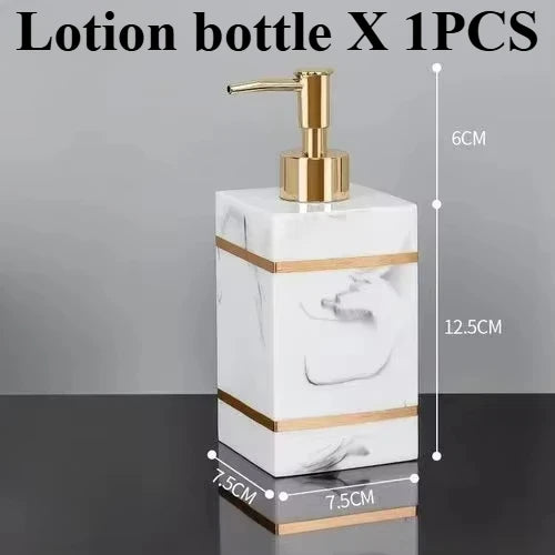 1pcs Resin Light Luxury Bathroom Wash Tray Hotel Bathroom Bathroom Wash Table Toothbrush Shelf Decoration  Toilet Accessories