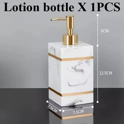 1pcs Resin Light Luxury Bathroom Wash Tray Hotel Bathroom Bathroom Wash Table Toothbrush Shelf Decoration  Toilet Accessories