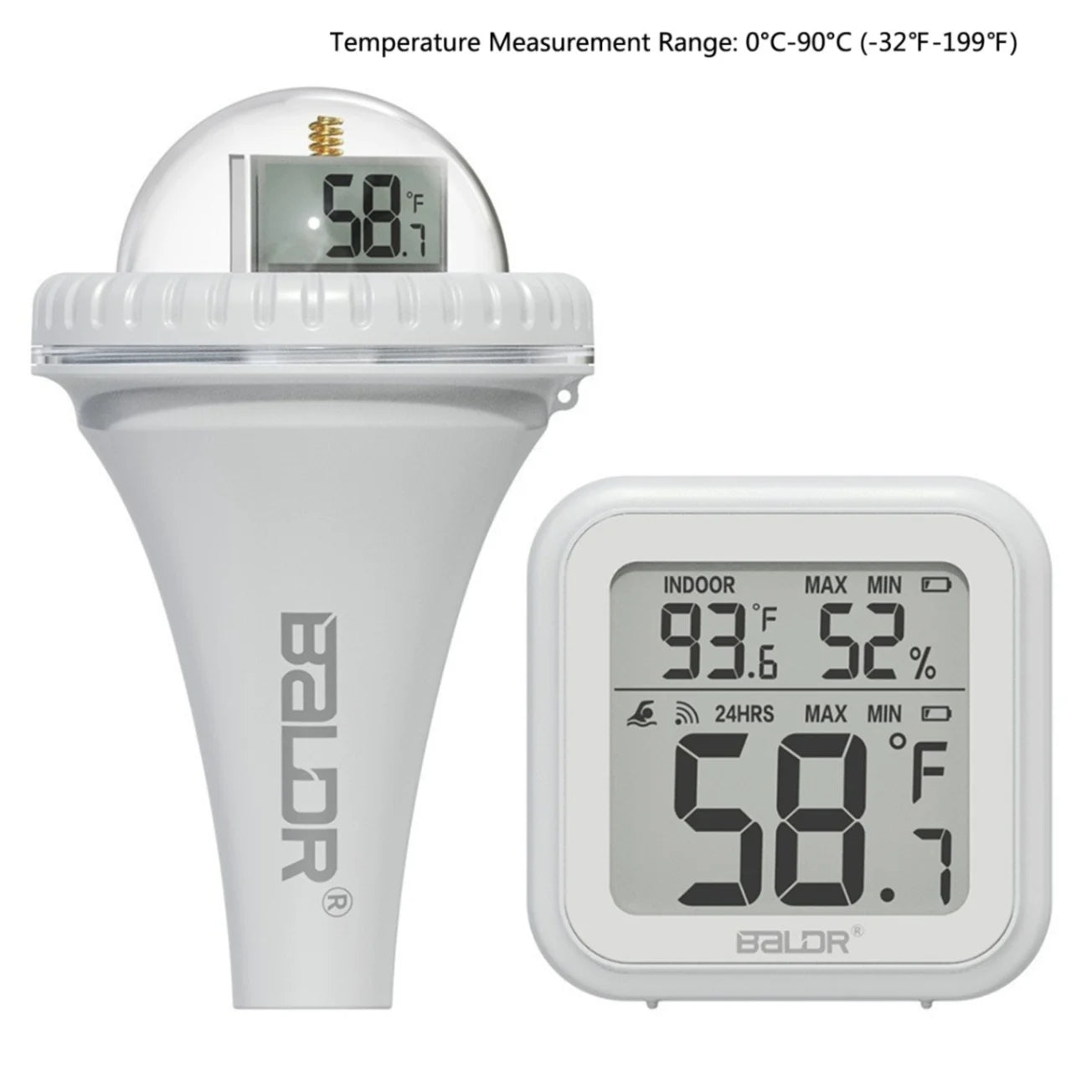 Floating Digital Swimming Pool Thermometer Swimming Pool Accessories Outdoor Waterproof Spa Aquarium Bathrooms Thermometer