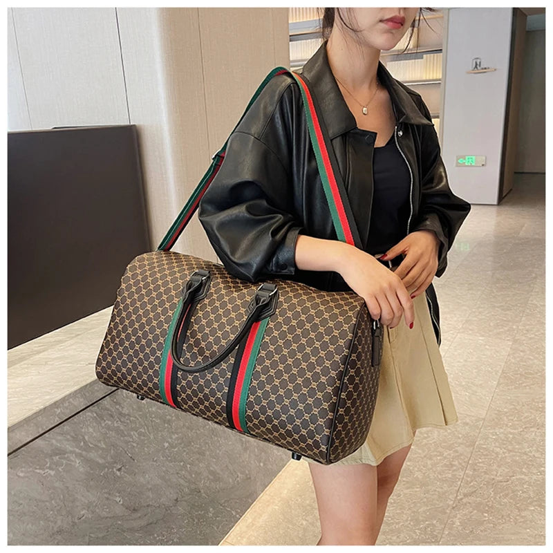 Women's Bag Travel Duffle Totes Gym Sports Fitness Luxury Business Large Capacity Casual Luggage Handbag Outdoor Weekend Bag