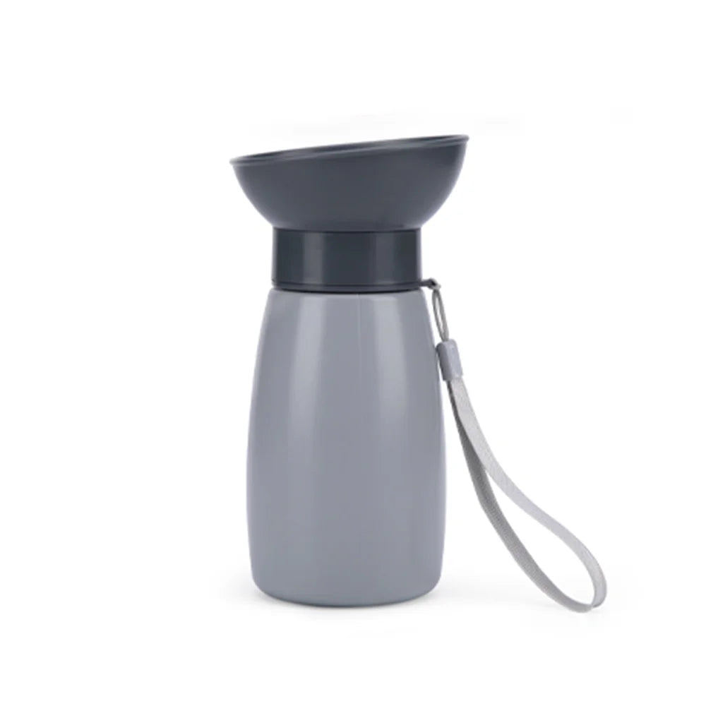 600ml Portable Dog Water Bottle Large Dogs High Capacity Fountain Water Dispenser Outdoor Dog Drinking Bowl Labrador Supplies