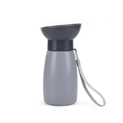 600ml Portable Dog Water Bottle Large Dogs High Capacity Fountain Water Dispenser Outdoor Dog Drinking Bowl Labrador Supplies