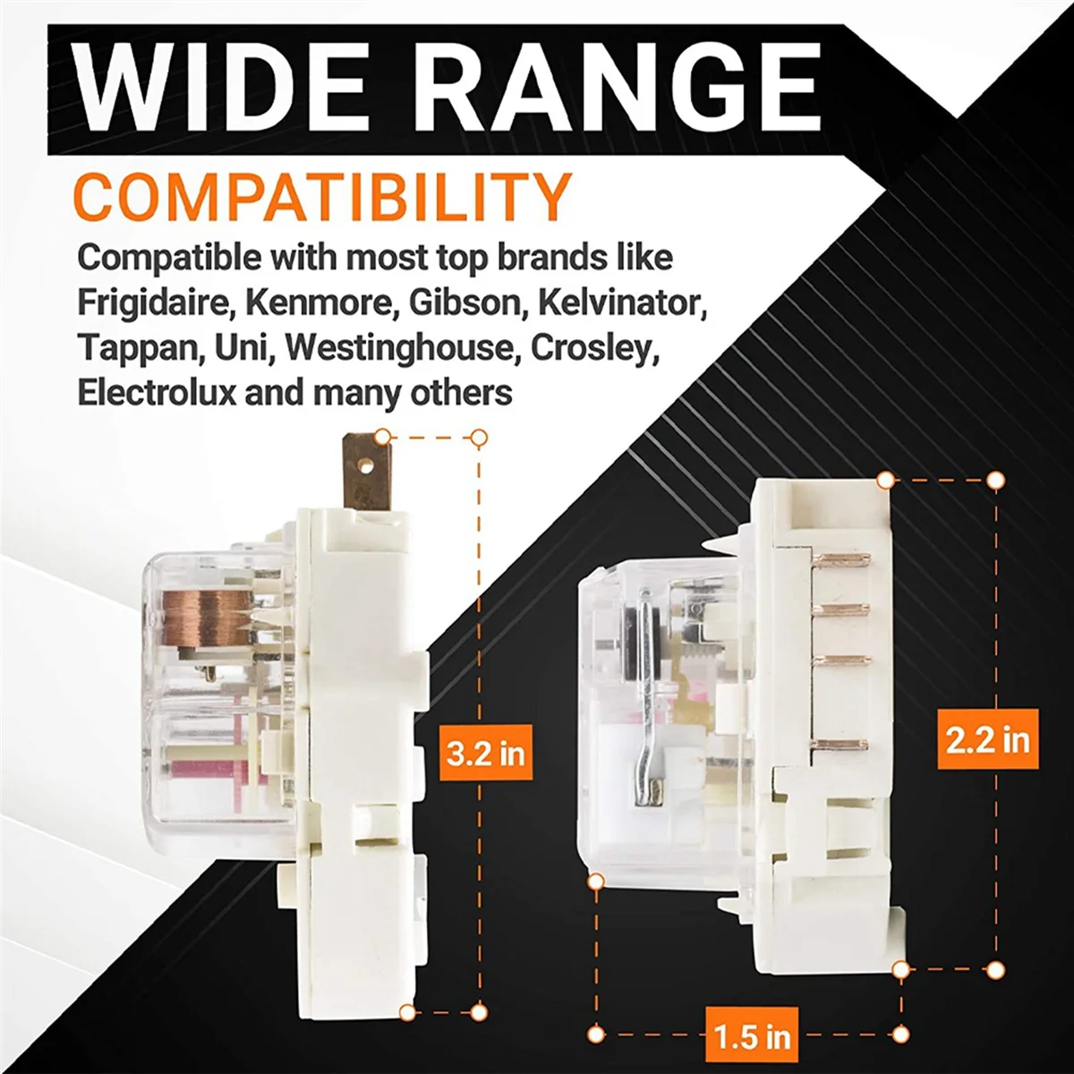 4X 215846602 Refrigerator Defrost Timer Replacement Part Exact Fit for & Refrigerators