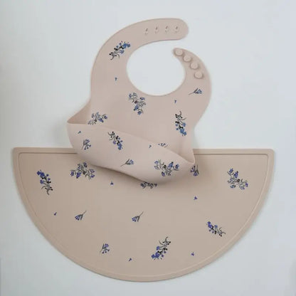 Baby silicone bib, bear bib, baby eating, children's complementary food, saliva bib, waterproof saliva towel