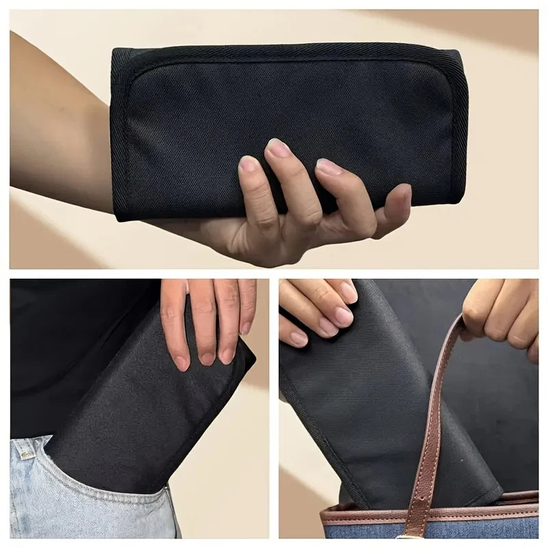 Cash storage box with 6 zippered pockets, cash ticket storage box, envelope wallet money bag