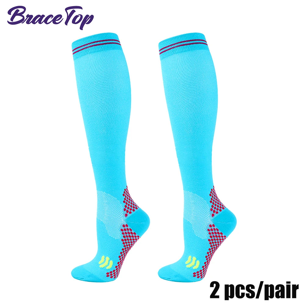 1 Pair Sports Stockings Compression Golf Sports Socks Medical Nursing Stockings Prevent Varicose Veins Socks Fit for Rugby Socks