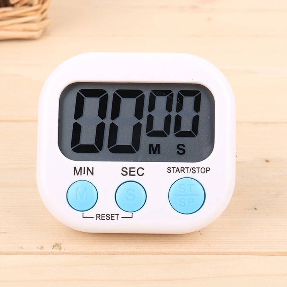 Kitchen Magnetic Digital Timer Egg  Clock Stopwatch Large LCD Digital Loud Alarm Count-Down Up Clock Practical Cooking Gadget