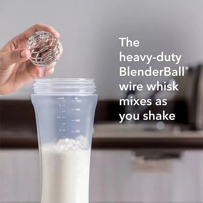 Pancake Batter Bottle Battler Mixer With Blender Ball Wire Whisk For Restaurant Baking Pancakes Cupcakes Muffins Crepes And More