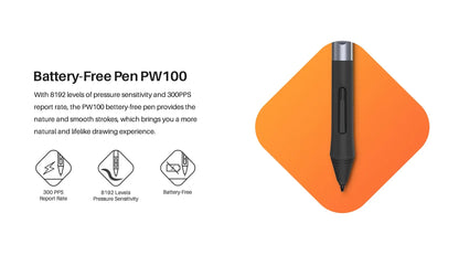 Graphics Tablet HUION H420X Digital Drawing Tablet Graphic Tablet for Painting with Battery-Free Pen PW100 8192 L