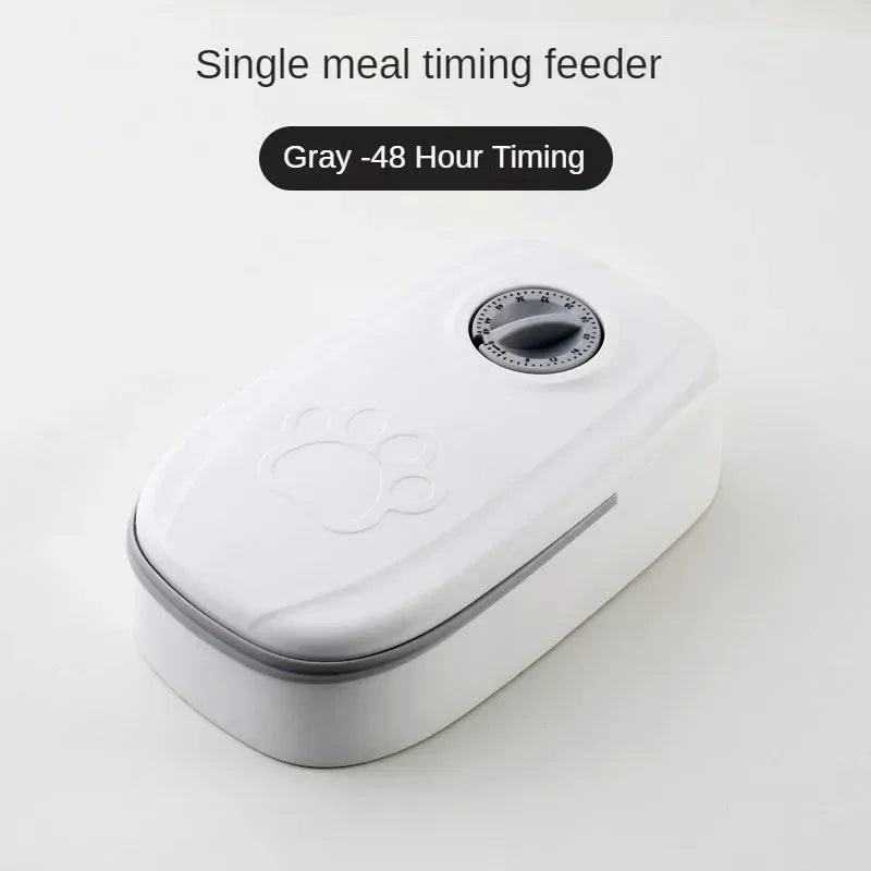 Automatic Pet Feeder Wet Dry Food Smart Timed Meal Dispenser Freshness Preservation Dual Trays Anti-Jamming Easy-Clean Cats Dogs