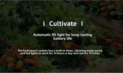 Home Intelligent Hydroponic Vegetable Planter Soilless Planting Equipment Hydroponic Vegetable Pots Plants Flowers Growing Boxes