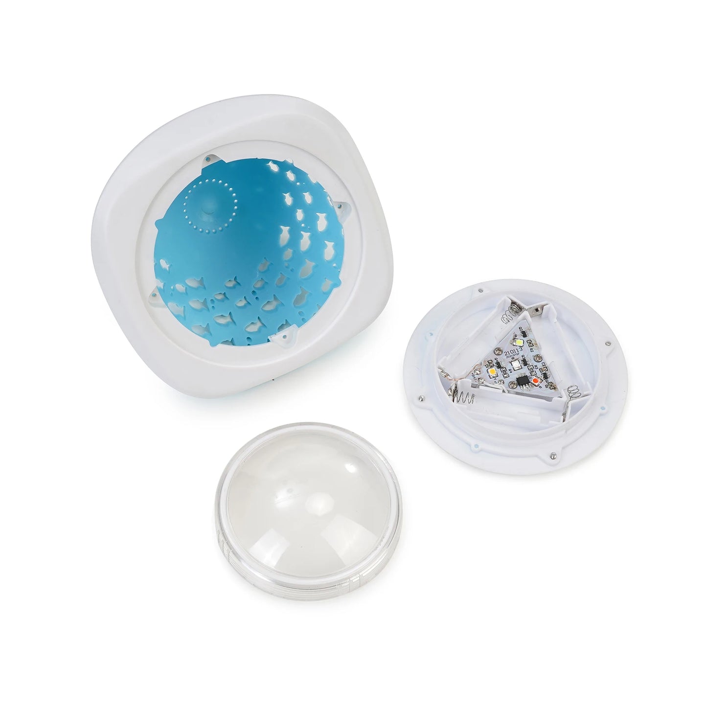 Colorful Underwater Lights Fish Pattern Fountain Projector Light 4 Colors Battery Operated Pool Accessories