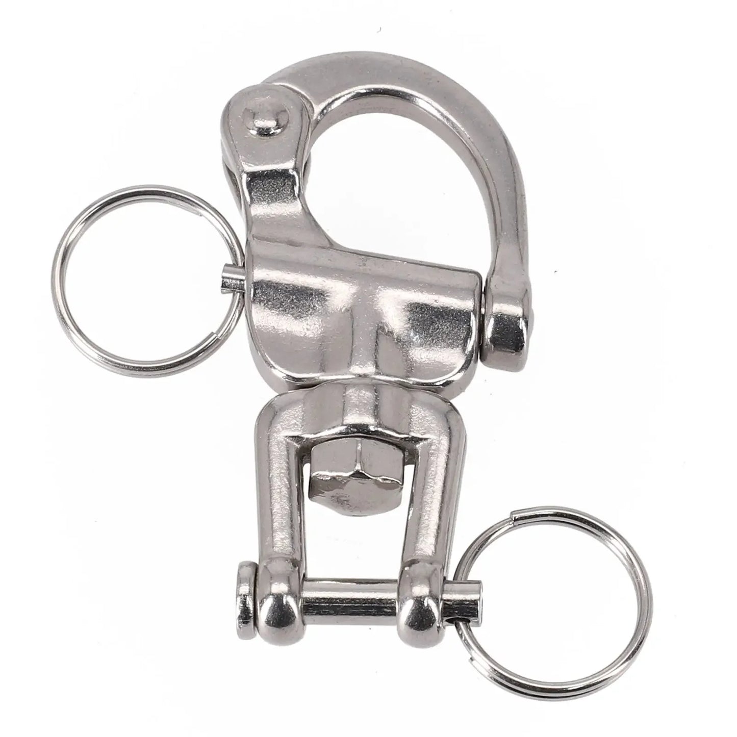 Boat Parts Swivel Shackle Sailboat Sailing Silver Spare Parts Spring Hand Drawn 316 Stainless Steel Accessories