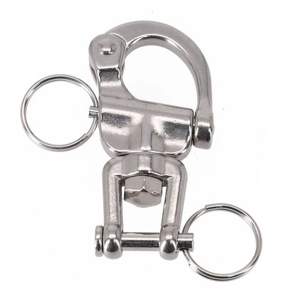 Boat Parts Swivel Shackle Sailboat Sailing Silver Spare Parts Spring Hand Drawn 316 Stainless Steel Accessories
