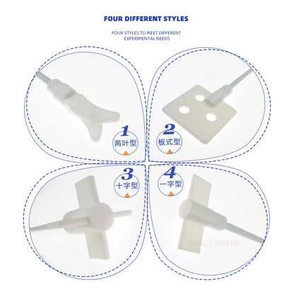 Stirring Rod  400mm 450mm 500mm Length Overhead Stirrer Mixer Shaft with Foldable Paddle for Lab