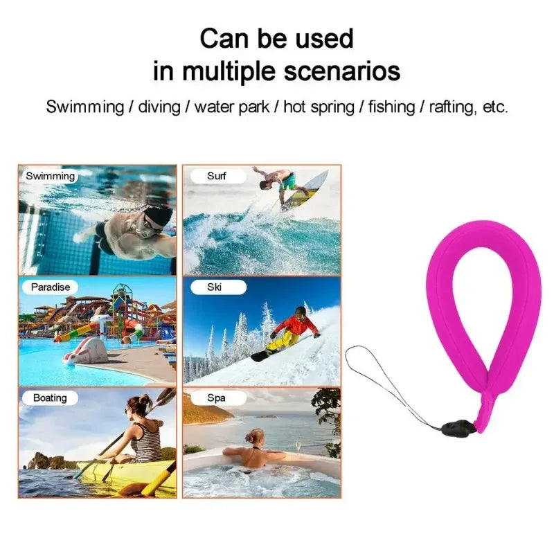 Ajustable Waterproof Camera Phone Float Underwater Float Floating Strap Floating Camera Wrist Straps Pool Accessories