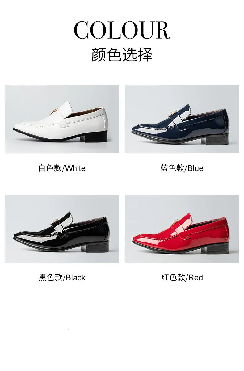 Designer Formal Oxford Shoes for Men Wedding Shoes Leather Pointed Toe Mens Dress Shoes Sapato Oxford Masculino British style