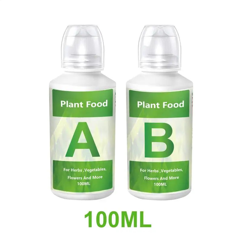 Hydroponic Plant Nutrient Solution 2Pcs/Box A And B Fertilizer Solution Kit Flowers Fruit Soilless Cultivation Nutrient Solution