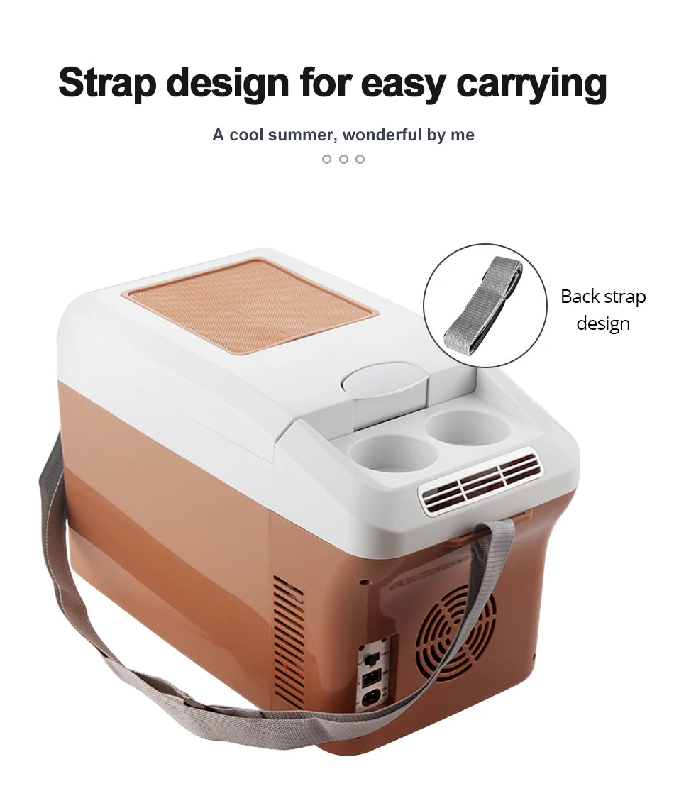 Ice box Mini Fridge 220V 12V 24V Portable Electric Cooler Refrigerator For Camping Home Truck Beach Vehicle Mini Fridge Cool car