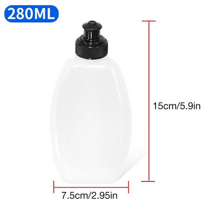 280ML Handheld Running Water Bottle for Quick Hydration for Long Distance Running BPA Free Sports Water Bottle for Running