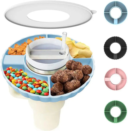 Snack Bowl For Stanley Cup, Silicone Snack Tray Compatible With Stanley Cup, Reusable Snack Ring