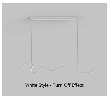 Dining Room Lamp Chandelier Light Luxury Lamps Modern Minimalist Dining Room Dining Table Bar Nordic Minimalist Strip 2025 New