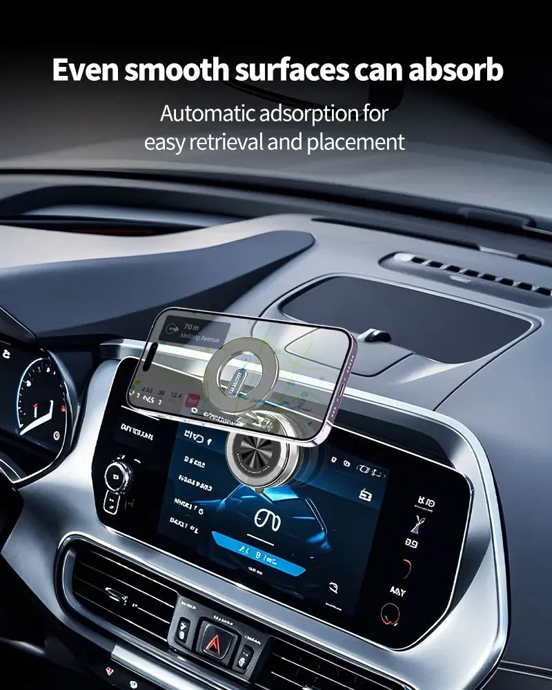 Magnetic Car Phone Holder Mount Vacuum, 360-degree Rotating for Iphone 15 14 13 12 Pro Max Phone Holders & Stands