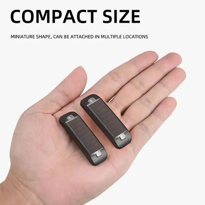 Car solar charging, grille light, night riding, anti rear end collision, motorcycle, electric vehicle, universal flashing warnin