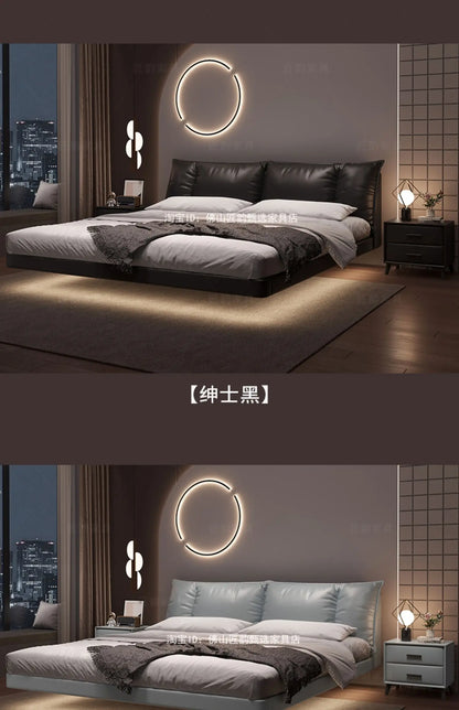 Hospital Sleeping Massage Bed Bedroom Queen Double Children Modern Bed Safe Leather Letto Matrimoniale Lounge Suite Furniture