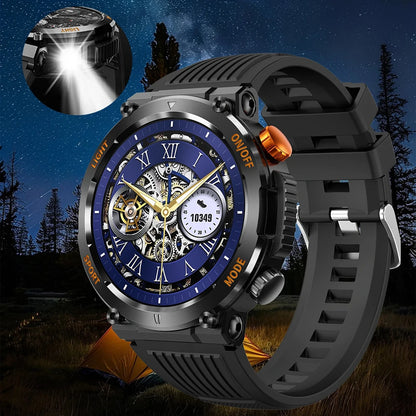 Smart Watch Men Bluetooth Call Health Monitor Sports Smart Watch IP67 Waterproof Outdoor Sports Watch 100+ Sports Modes