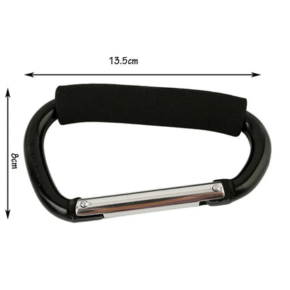 Sponge Baby Stroller Hook Aluminum Alloy Stroller Shopping Hook Accessories Pram Hooks For Baby Car Carriage Buggy