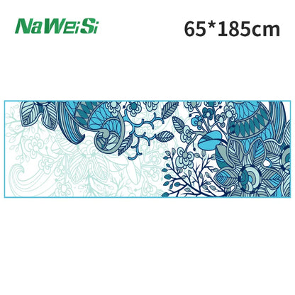 Portable anti-slip Printing Yoga Mat Spread Towels Absorb Sweat Fitness Yoga Towel Yoga Mat Yoga Towel Cooling Towel Ice Towel
