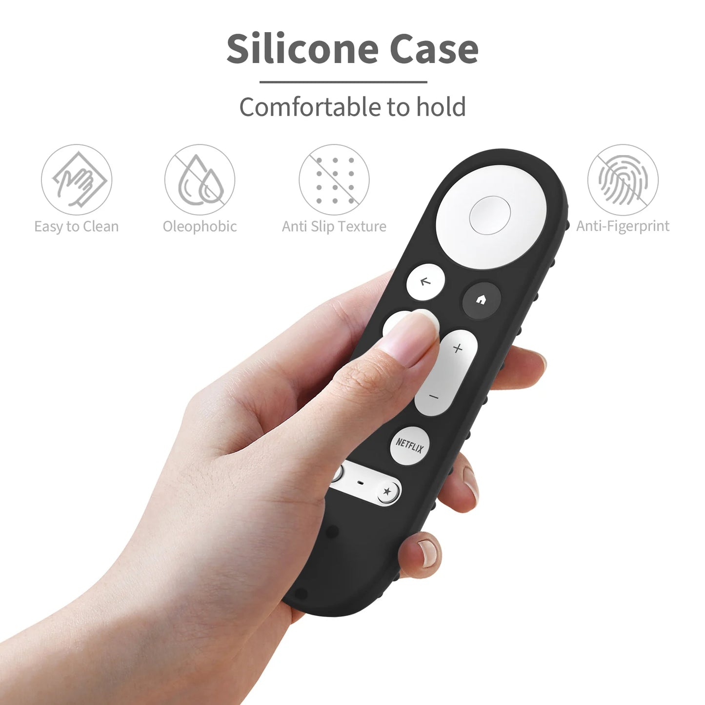 For Google Silicone Remote Controller Cases Protective Covers For Google TV Streamer 4K TV 2024 for Google GY3LE Remote Controll