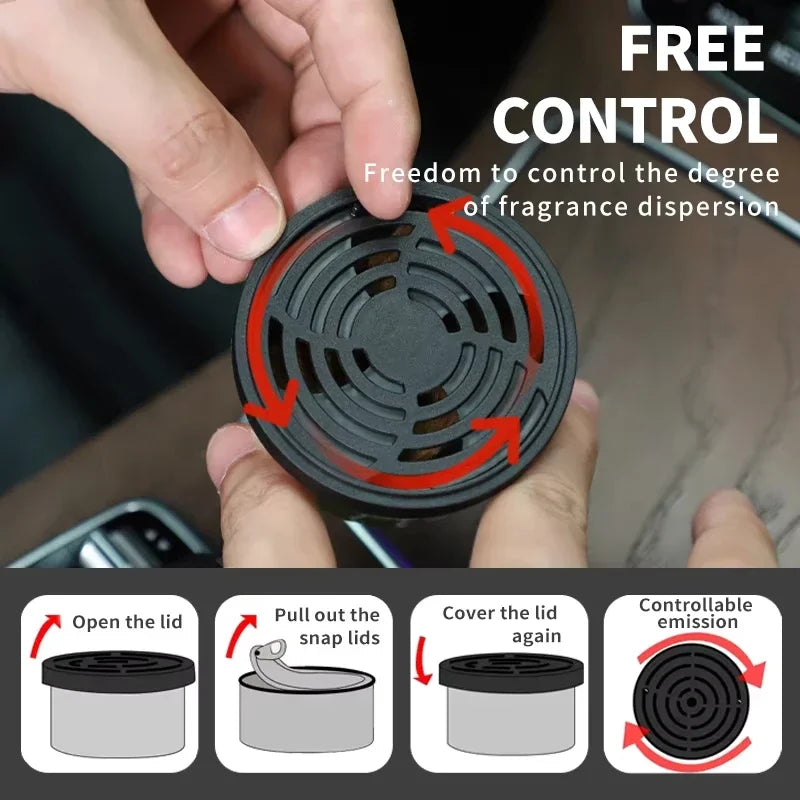 Car Air Fresheners Odor Eliminator Essential Long-Lasting Fragrance Lemon Cherry Ocean Strawberry Cologne Aromatherapy