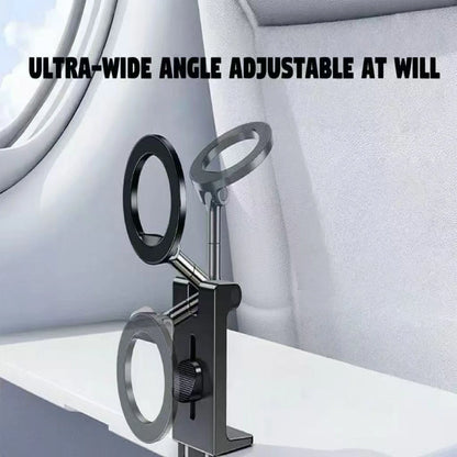 Magnetic Phone Mount Car Phone Holder Mount For Backseat Foldable Smartphones Stand For Calling Navigation GPS Video Recording